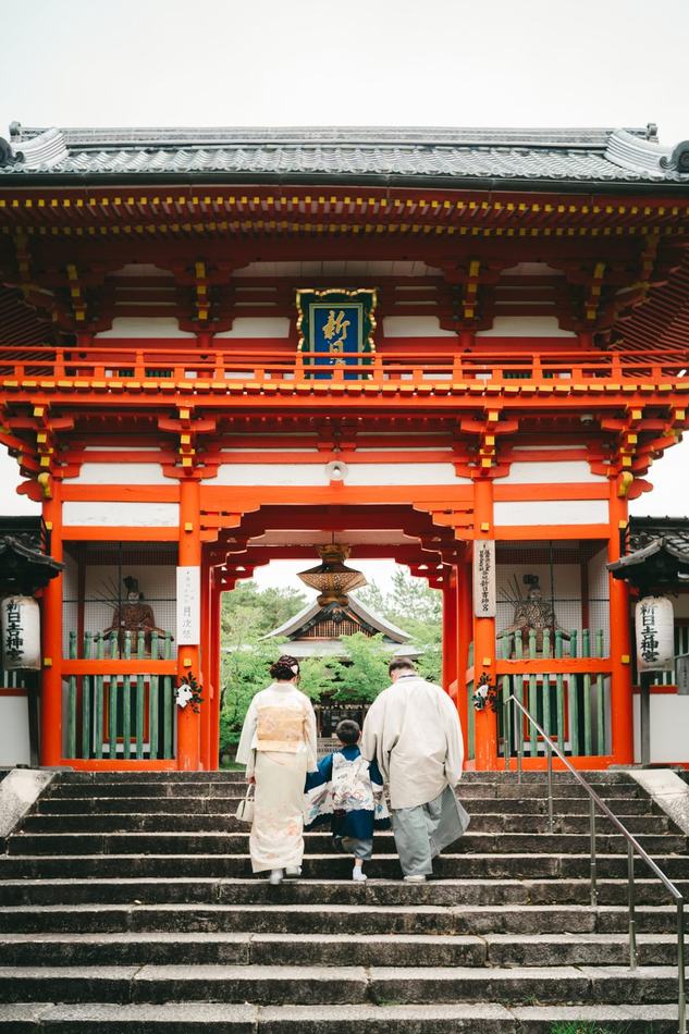 Location photography at Chishakuin Temple, Kyoto
