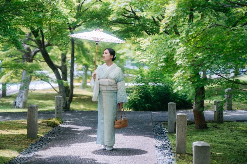 Location photography at Chishakuin Temple, Kyoto