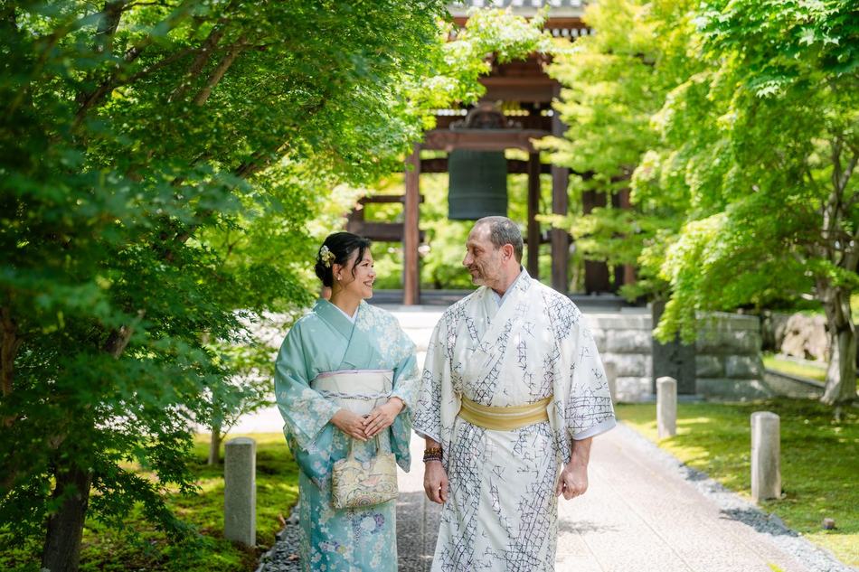 Location photography at Chishakuin Temple, Kyoto