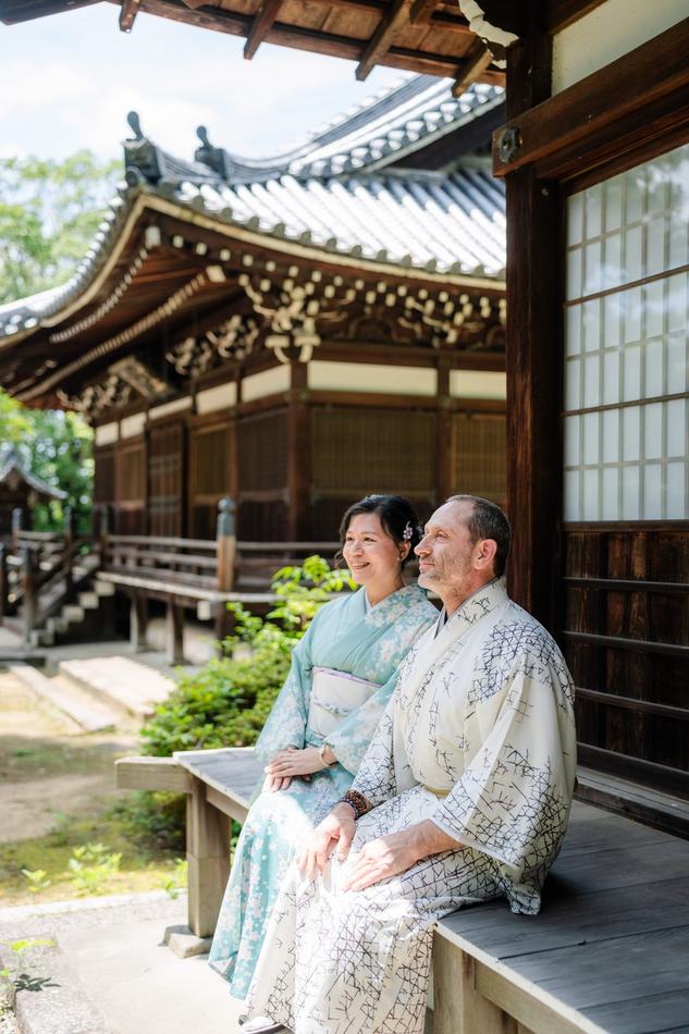 Location photography at Chishakuin Temple, Kyoto