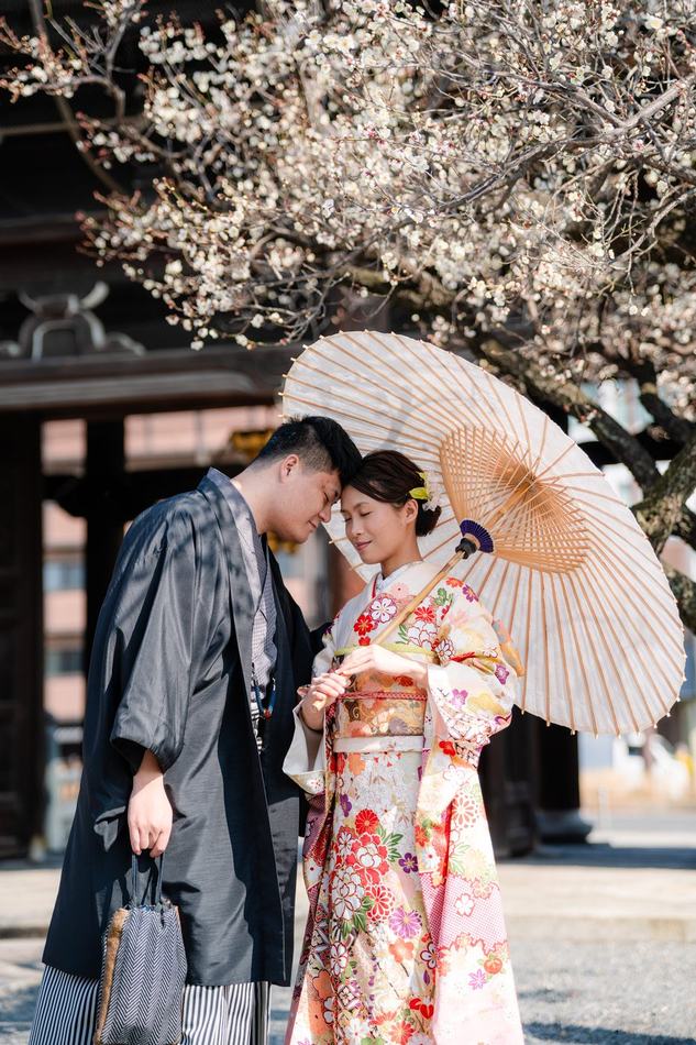 Location photography at Nishi Honganji Temple, Kyoto