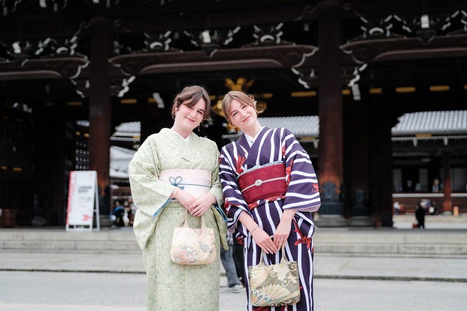 Location photography at Nishi Honganji Temple, Kyoto