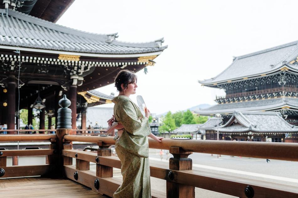 Location photography at Nishi Honganji Temple, Kyoto