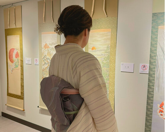 西陣織あさぎ美術館オプション