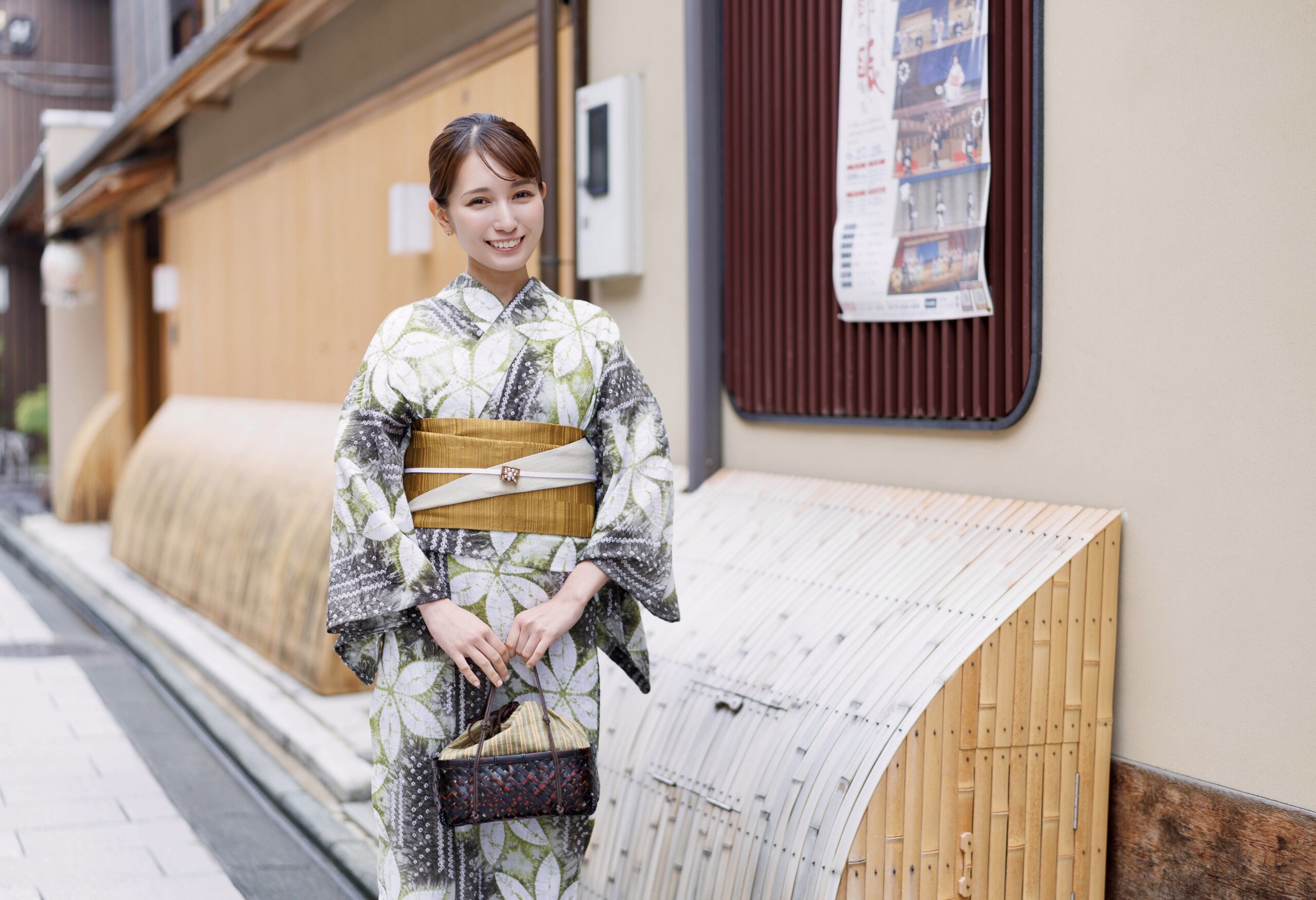 京都散策を楽しむ様子