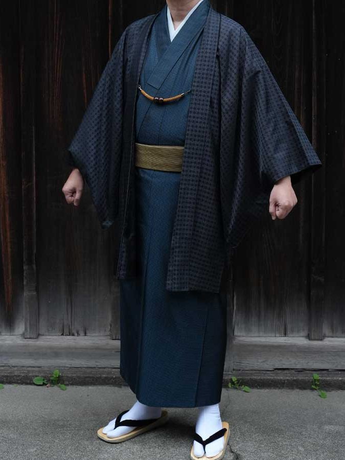 男性正絹お召 os-28